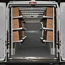 Klappregale für Kleintransporter
