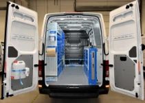 011_Crafter für Gabelstapler mit Syncro System Laderaumverkleidung aus Holz und Stahl