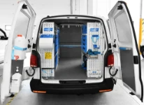 01_Der voll eingerichtete Transporter eines Multi-Utility-Dienstleisters