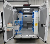 01_Einrichtung einer mobilen Werkstatt im Boxer L2H2 für die Wartung von Baufahrzeugen
