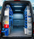 01_Mercedes Sprinter L2H2 mit kompletter Fahrzeugeinrichtung für die Installation und Wartung von Holzbearbeitungsmaschinen