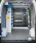 01_Nissan Interstar L2H2 für Elektriker mit Einrichtung nur an der linken Wand