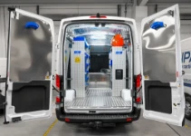 01_Syncro Fahrzeugeinrichtung in einem L3H3 für den Straßenbau