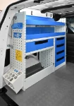 02_Regale für Kangoo, komplette Einrichtung für Heizungstechniker von Syncro System
