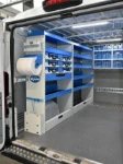 02_Regale, Kofferauszüge und Zubehör für den Kleintransporter für Kältetechniker