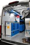02_Werkstattbereich und Kompressor/Generator an der linken Wand des Daily