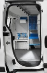 03_Detail der Ladungssicherungssysteme im Fiat Fiorino für Reinigungsunternehmen