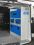 03_Schubladen, Regale und Kofferauszüge des Systems Syncro Ultra im Jumpy