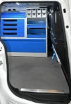 04_Gummibeschichtete Bodenplatte aus Holz für den Fiat Doblò