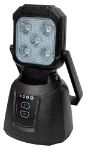Akkubetriebener LED-Scheinwerfer mit Magnetfuß für unterwegs