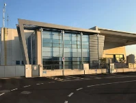Außenbereich des Syncro System Firmensitzes in der Via Portile