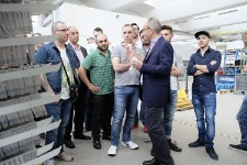 Besichtitungstour bei Francom am Tag der offenen Türen am 19. Mai