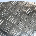 Bodenplatte aus Aluminium-Riffelblech