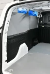 Bodenplatte, Seitenschutz, Haken und Kabelhalter für den Fiat Doblo