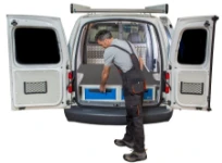 Caddy mit Unterflurschubladen