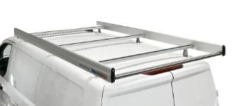 Dachgepäckträger mit Rolle, Querträgern und gummierten Barren auf dem Custom