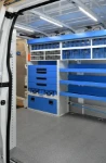 Detail der Einrichtung im Opel Movano