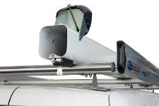 Detail der Klappe des Laderohrs für Nutzfahrzeuge