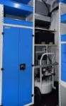 Ecke im Peugeot Boxer mit Kompressor, Batterien, Wechselrichter