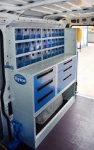 Ein für Wartungstechniker des Schienennetzes eingerichteter Ducato
