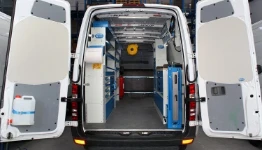 Eine von Syncro im Sprinter realisierte Einrichtung für Landmaschinen