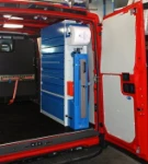 Einrichtung des Daily mit Regalen