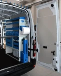 Einrichtung eines Kleintransporters für Servicetechniker von Kompressoren