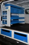 Einrichtung für Kleintransporter für Heizungstechniker