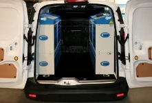 Einrichtung von Syncro System in einem Kleintransporter für Heizungstechniker
