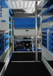 Einrichtungsbeispiel eines Ducato mit Generator/Kompressor-Kombination