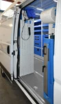 NV250 con rivestimento interno in legno e lamiera