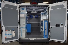 Rivestimento interno in legno e lamiera e portatutto per Jumpy