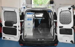 Rivestimento interno completo del Dacia Dokker con pianale e pannellature