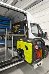 Generator an Bord des Iveco Daily