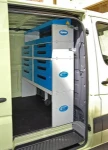 Scaffalatura appesa su paratia Opel Movano