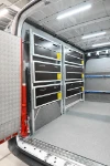 Klappregale aus Stahl für den Sprinter