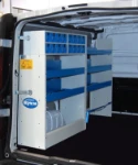 Kleintransporter mit Einrichtung für Hotelbedarf