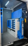 Lochwand und Schubladenschrank für den Sprinter