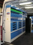 Modulo Syncro Ultra nel NV250 con cassetta di pronto soccorso e supporto per attrezzo
