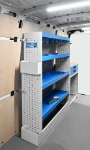 Modulares Regal mit verstellbaren Böden für den Mercedes Sprinter