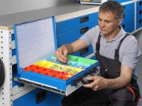 Module mit durchsichtigen Kippladen