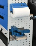 Papierollenhalter und Schraubstockhalter