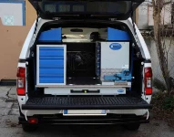 Pick up DMAX ISUZU mit dem Schlitten SLI.ALU