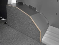 Radkastenverkleidung aus Stahl und Bootsbausperrholz