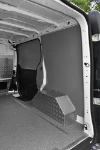 Rechte Verkleidung aus Blech und Multiplex mit Marmor-Dekor für den Fiat Talento