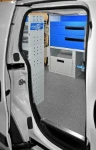 Seitenansicht des Fiat Fiorino-Ausbaus
