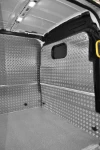 Trennwandverkleidung aus Aluminium für den Ford Transit