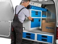 Unterflurschubladen für den Kleintransporter VW Caddy