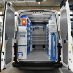 Von Syncro System eingerichteter VW Crafter eines Gas- und Wasserinstallateurs