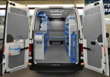 Werkstatt an Bord des von Syncro System eingerichteten MAN TGE
